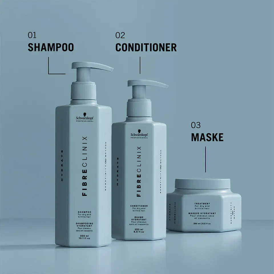 Shampoo Hidratante FIBRE CLINIX Hydrate 300ml 4