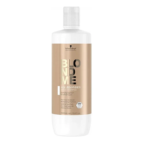 Shampoo Detox Todo tipo de Rubios BLONDME 1000ml