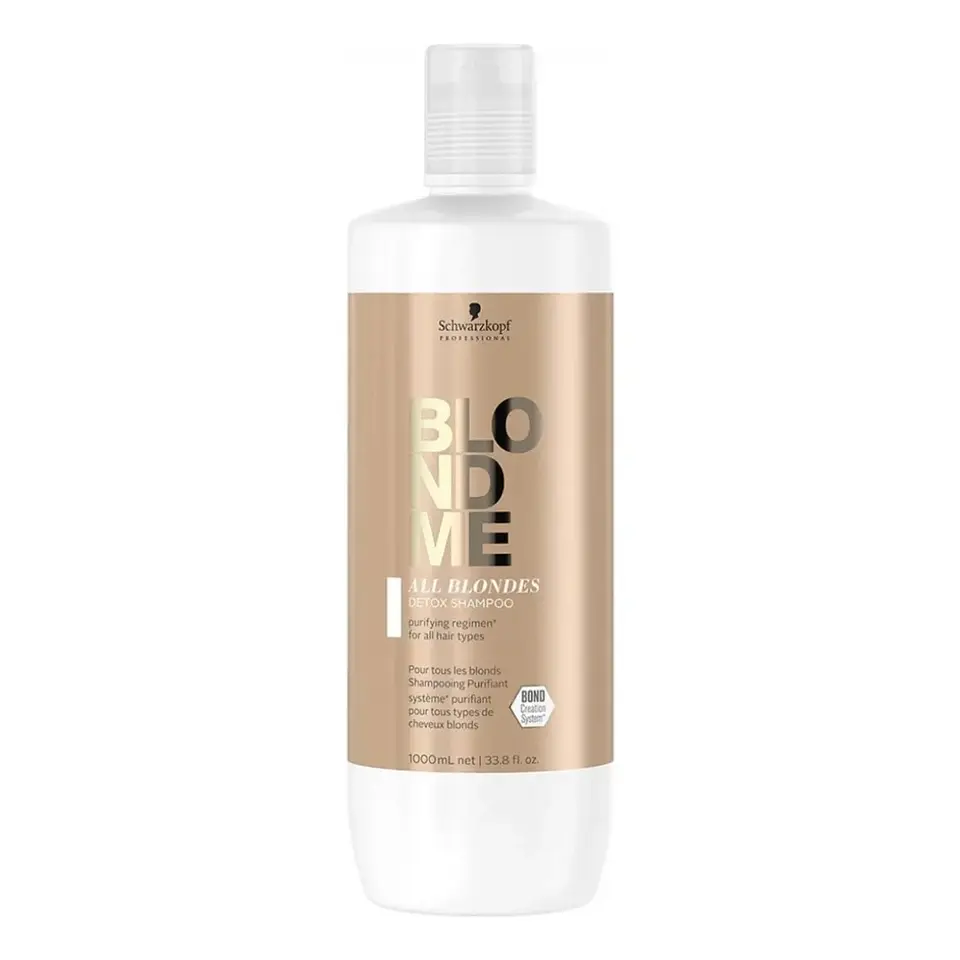 Shampoo Detox Todo tipo de Rubios BLONDME 1000ml 1