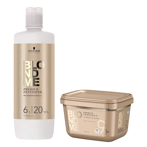 Combo Decolorante + Activador Premium 9+ BLONDME