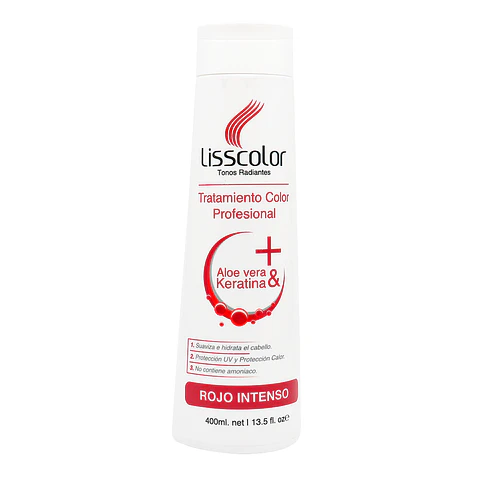Tratamiento Color Profesional Lisscolor Rojo Intenso 400ml