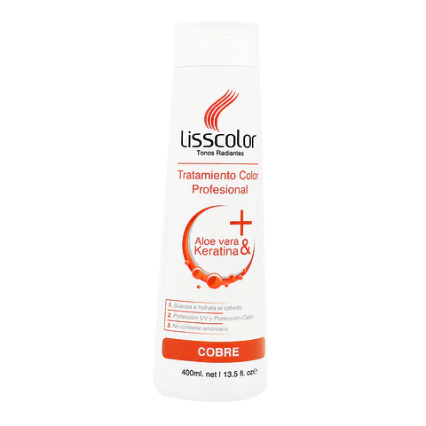 Tratamiento Color Profesional Lisscolor Cobre 400ml