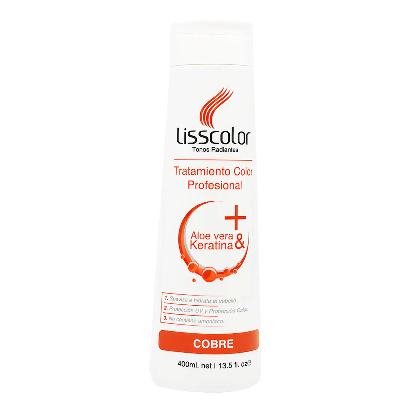 Tratamiento Color Profesional Lisscolor Cobre 400ml 1