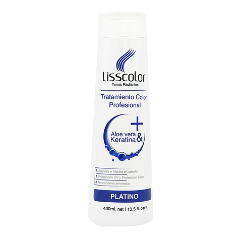 Tratamiento Color Profesional Lisscolor Platino 400ml