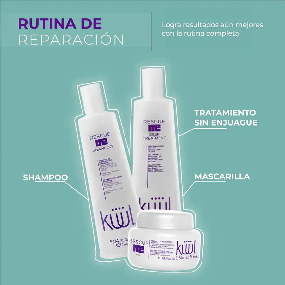 Mascarilla de Restauración Intensiva KÜÜL Rescue Me 245g 5