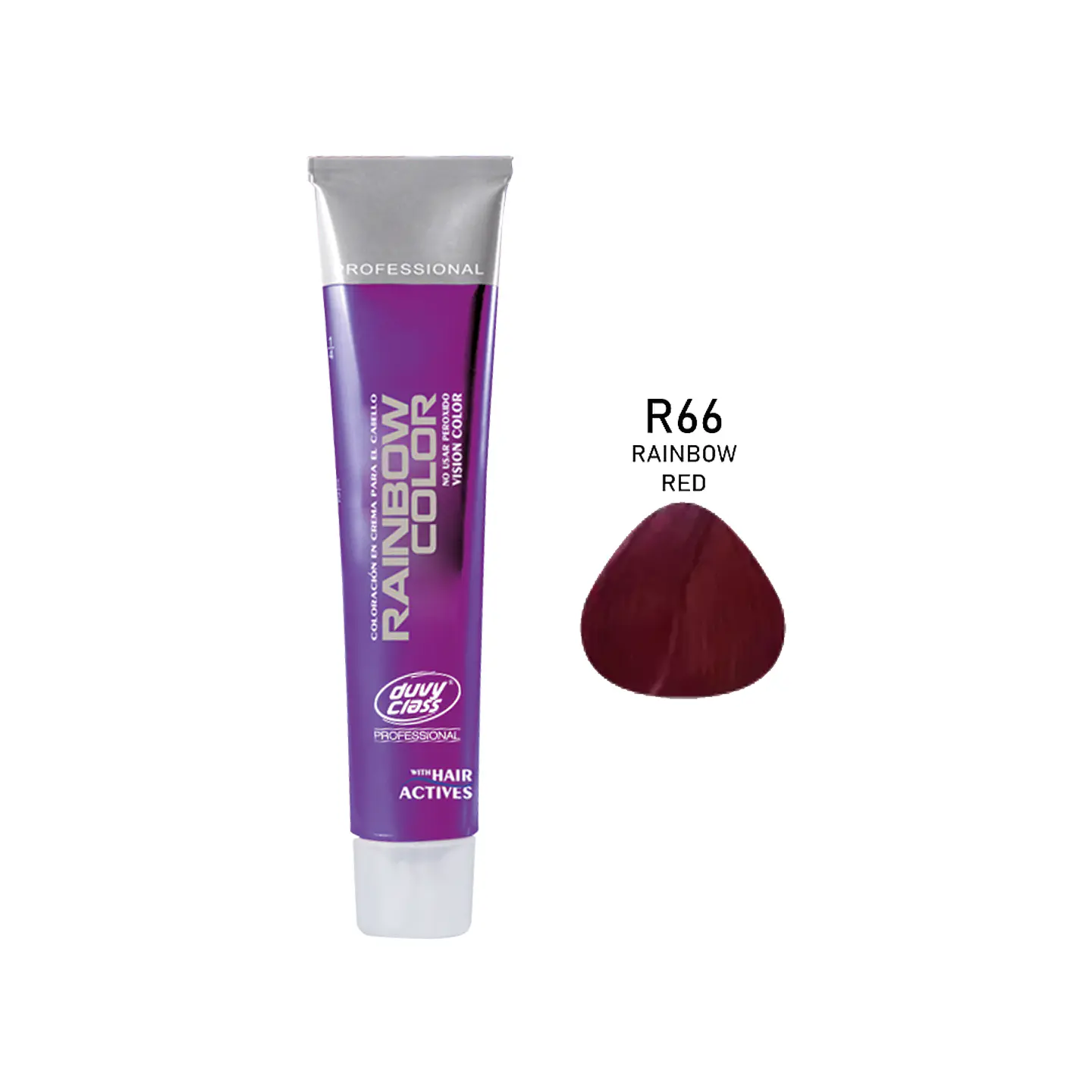 Tinte Permanente Fantasía Larga Duración DUVY CLASS Rainbow Color 60mL 8