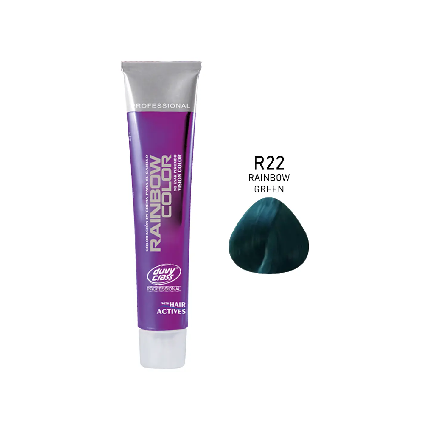 Tinte Permanente Fantasía Larga Duración DUVY CLASS Rainbow Color 60mL 5