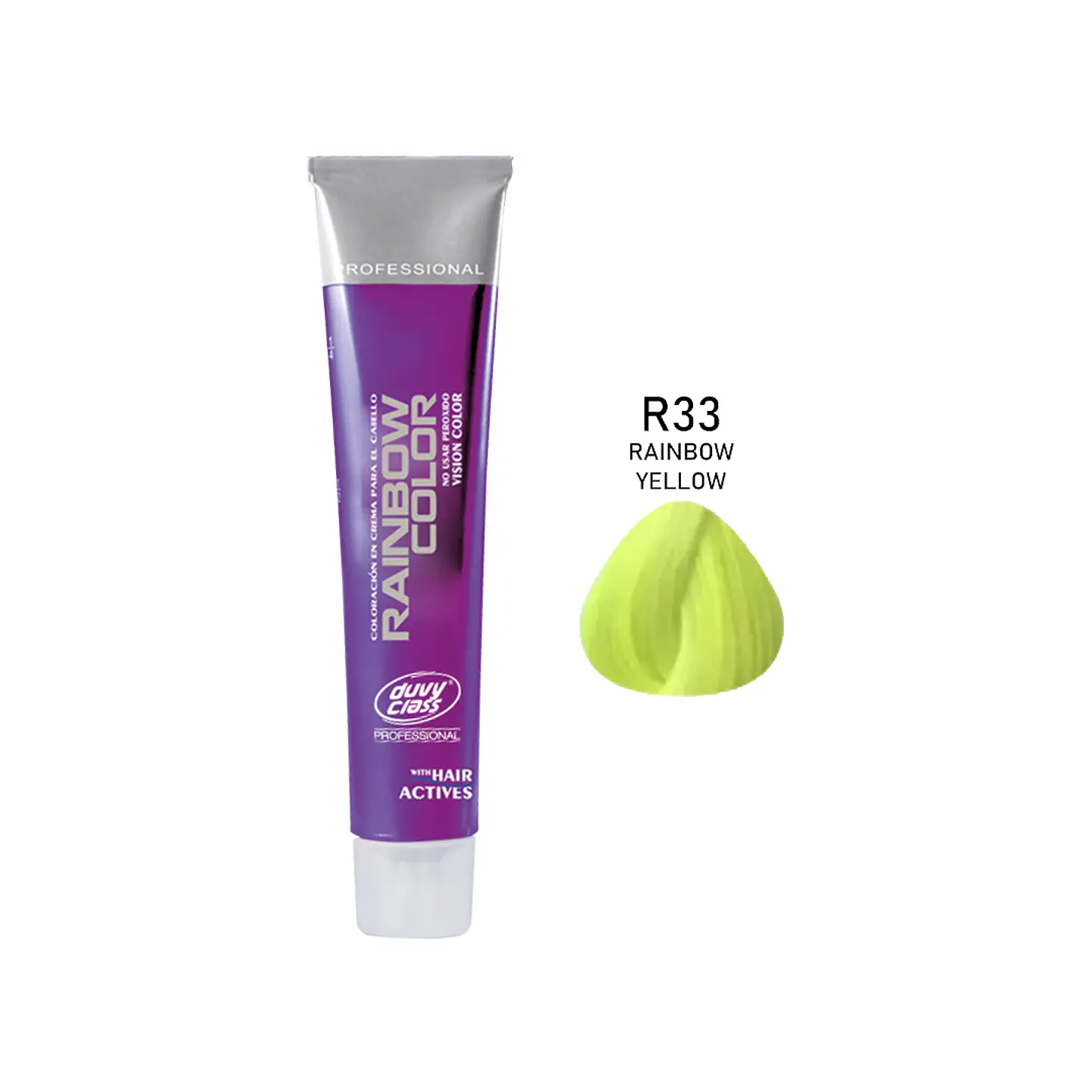 Tinte Permanente Fantasía Larga Duración DUVY CLASS Rainbow Color 60mL 11