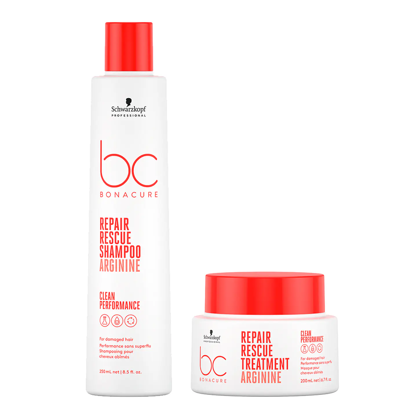 Combo Shampoo Micelar + Tratamiento BONACURE Repair Rescue 1