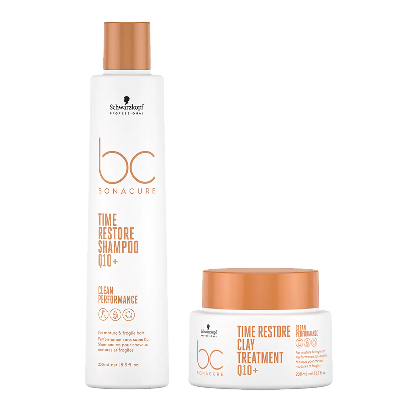 Combo Shampoo Micelar + Tratamiento BONACURE Q10+ Time Restore 1