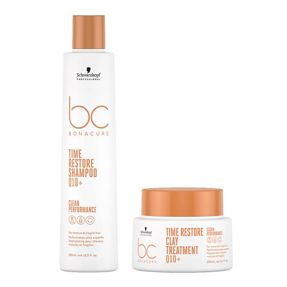 Combo Shampoo Micelar + Tratamiento BONACURE Q10+ Time Restore 1