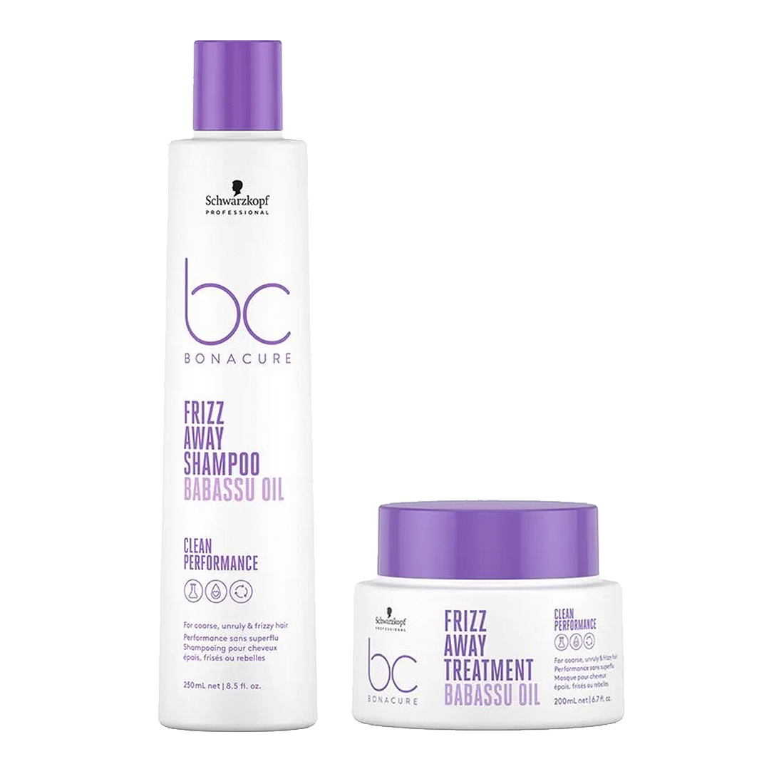 Combo Shampoo + Tratamiento BONACURE Frizz Away 1