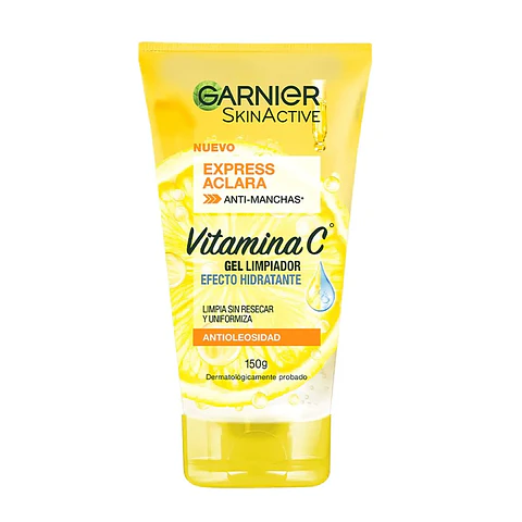 Gel Limpiador Hidratante con Vitamina C GARNIER Express Aclara 150gr