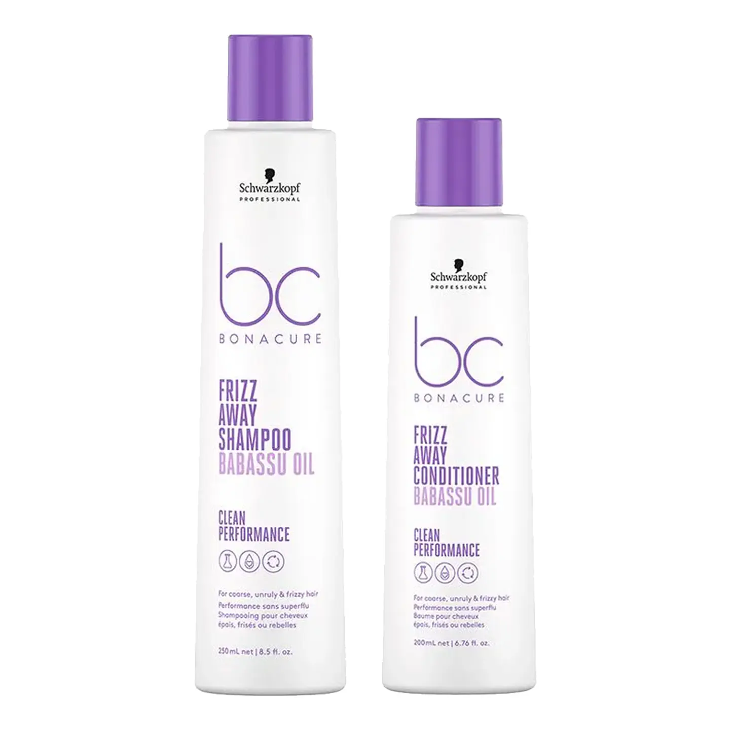 Combo Shampoo + Acondicionador BONACURE Frizz Away 1