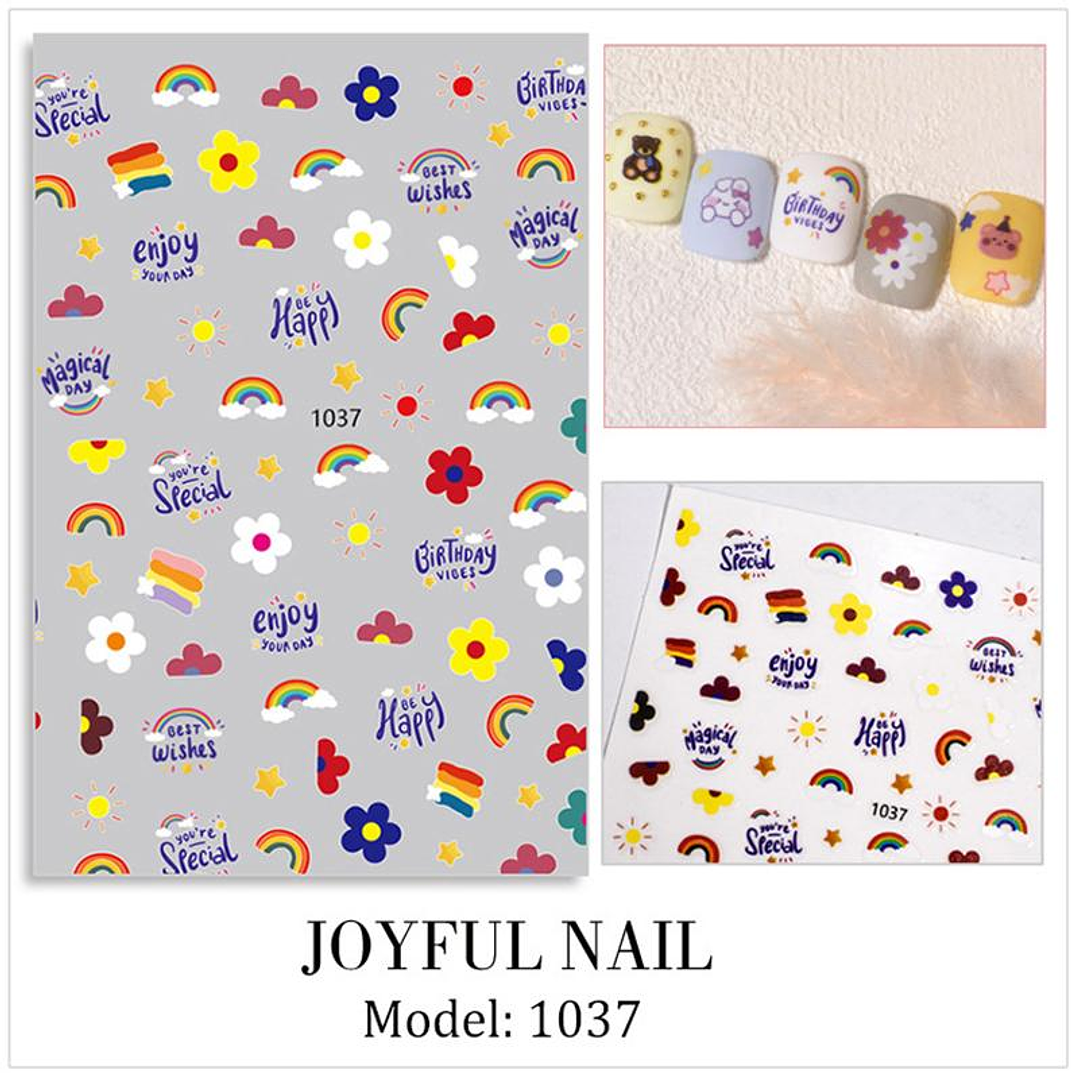 Stickers Cute para Uñas JOYFUL NAIL 3