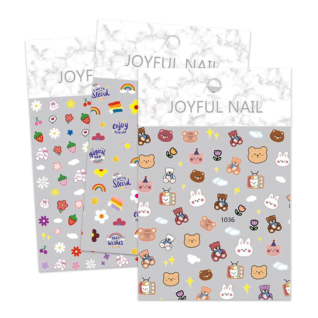 Stickers Cute para Uñas JOYFUL NAIL 1