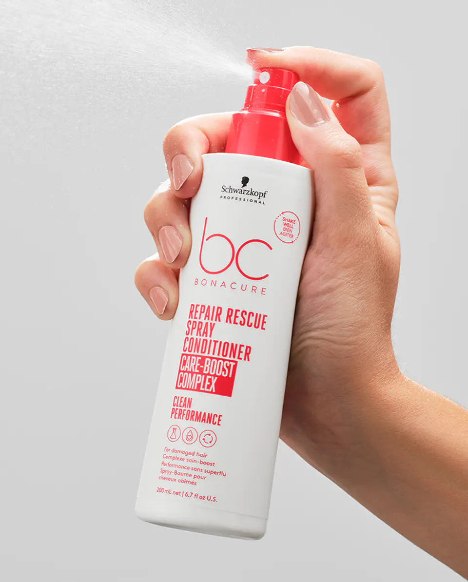 Spray Acondicionador Repair Rescue con Complejo Care Boost BONACURE 400ml 4