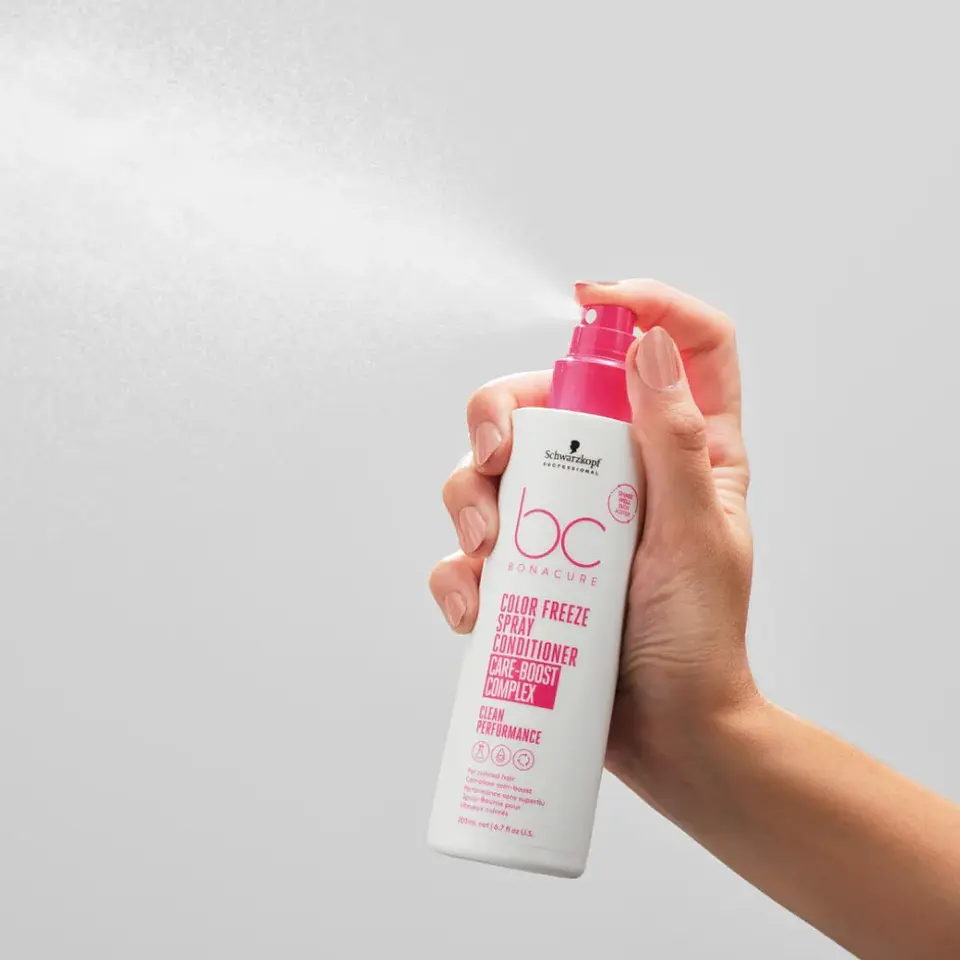 Spray Acondicionador Color Freeze con Complejo Care Boost BONACURE 400ml 4