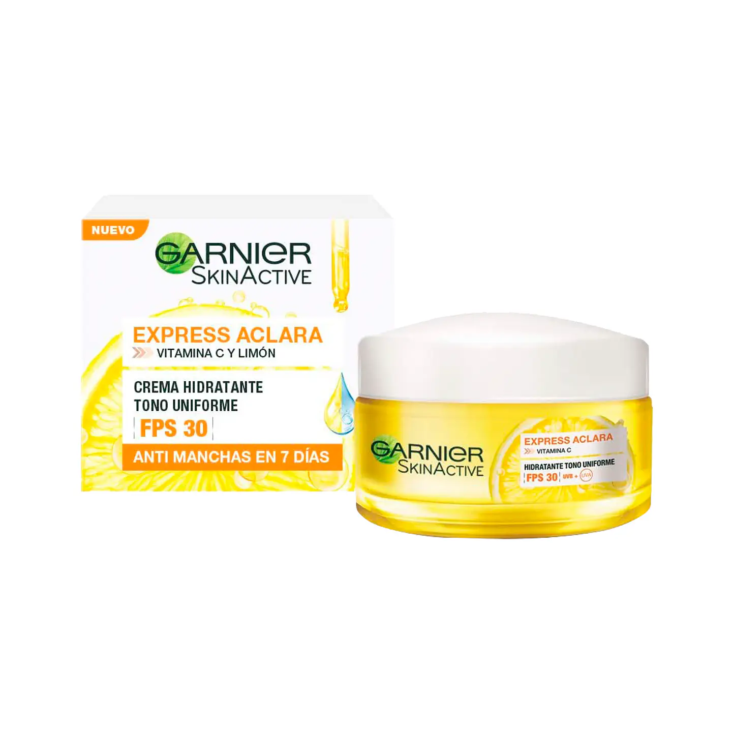 Crema Hidratante Tono Uniforme Express Aclara GARNIER Skin Active 50ml 1