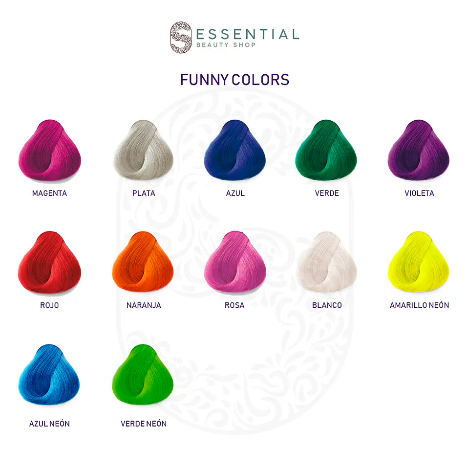 Tinte Semipermanente Fantasía Larga Duración Funny Colors KÜÜL Color System 90g 3