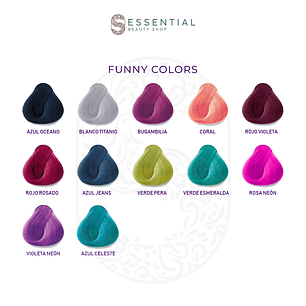 Tinte Semipermanente Fantasía Larga Duración Funny Colors KÜÜL Color System 90g