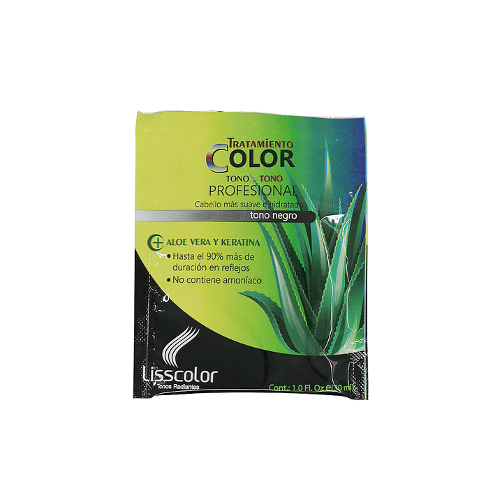 Tratamiento Color Profesional Lisscolor Sachet Negro 1