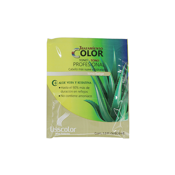 Tratamiento Color Profesional Lisscolor Sachet Beige 1