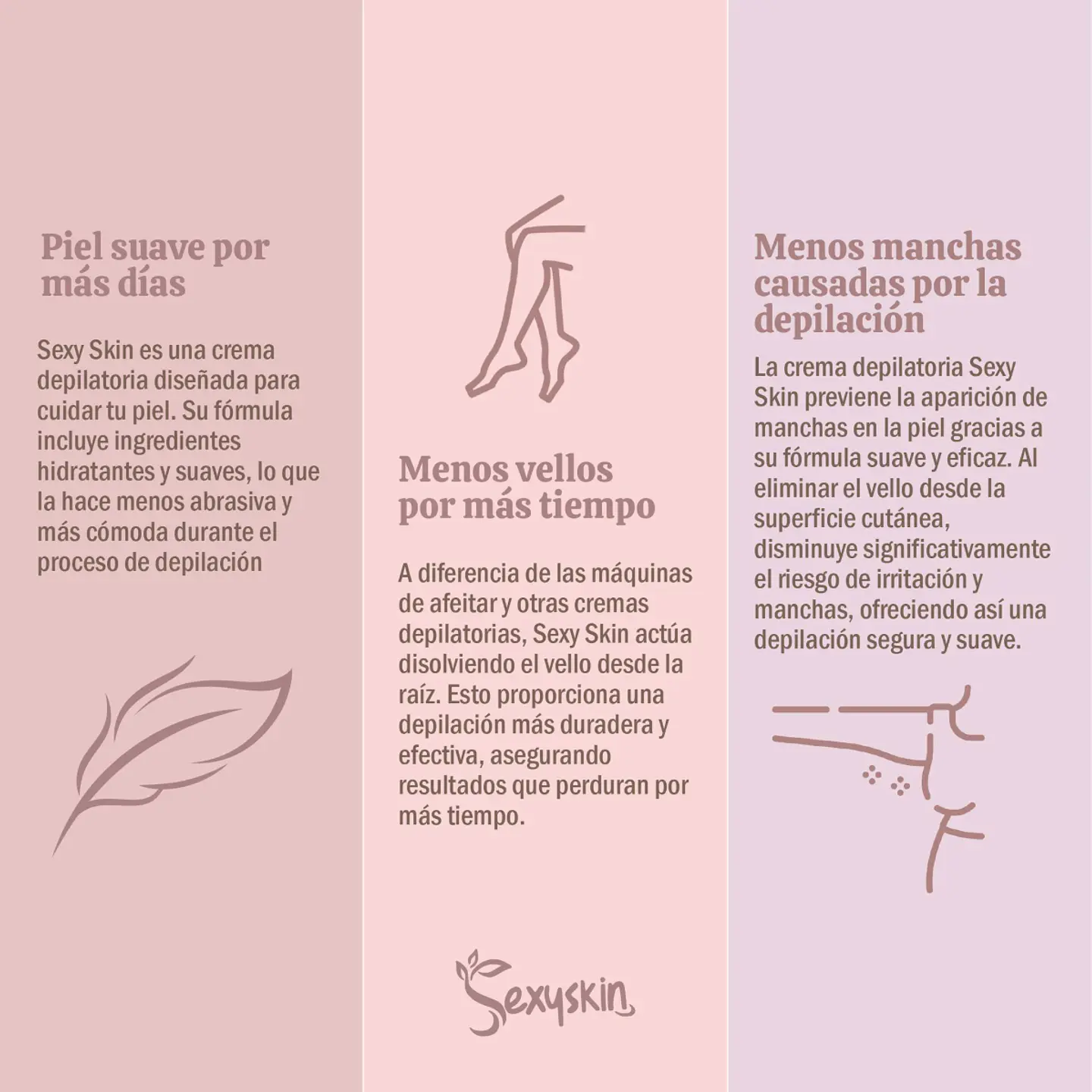 Crema Depilatoria SEXYSKIN 130g 2