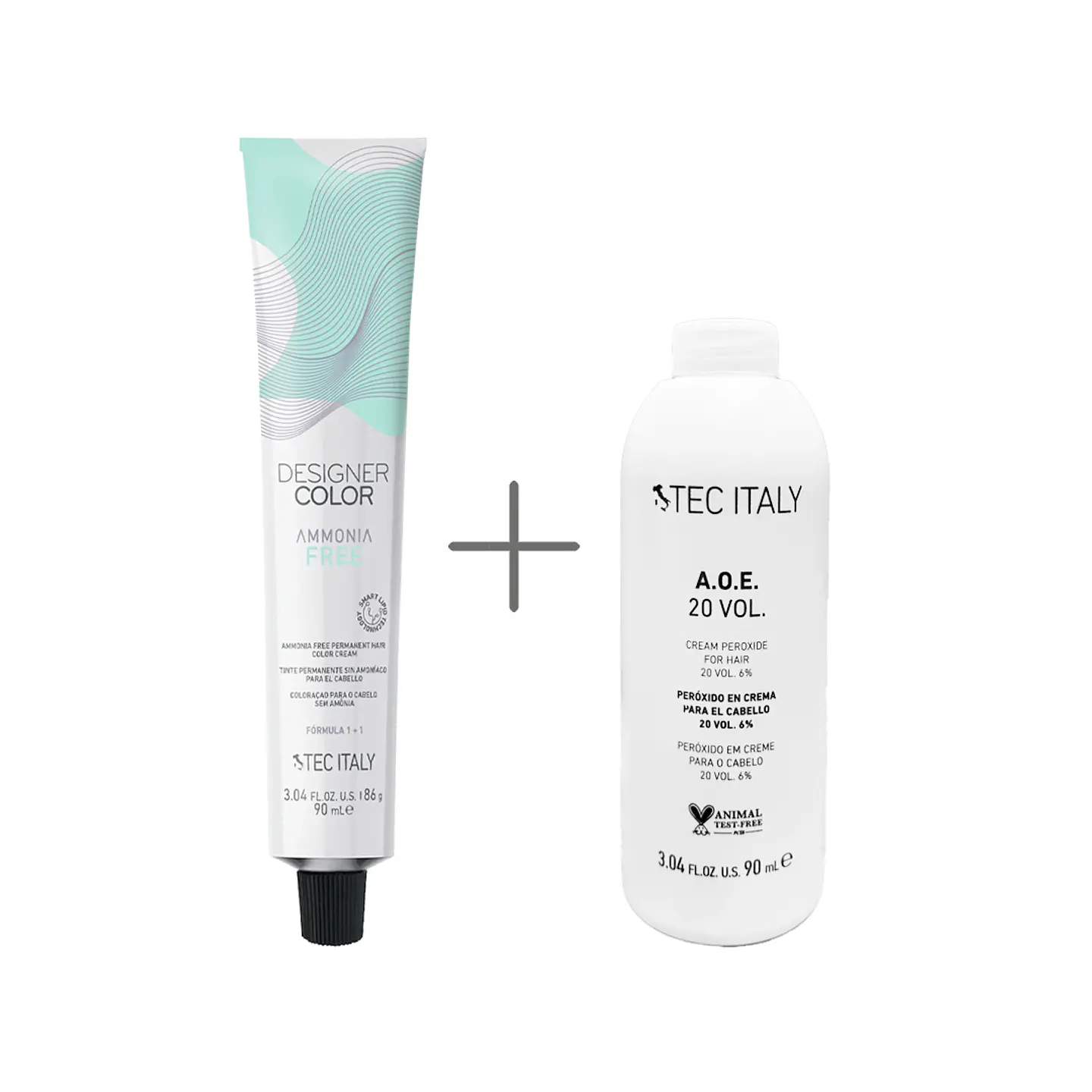 Tinte Ammonia Free Designer Color TEC ITALY 90ml 2
