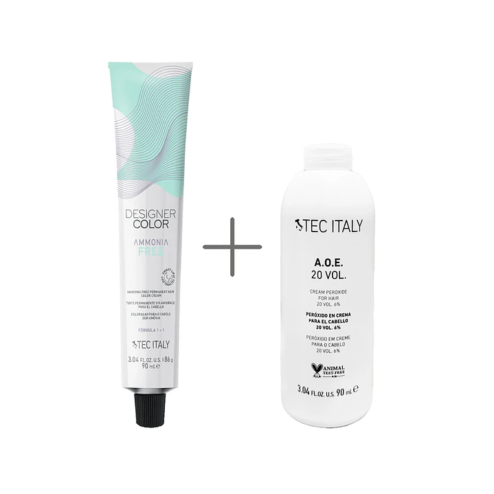 Tinte Ammonia Free Designer Color TEC ITALY 90ml 2