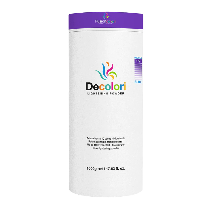 Decolorante Profesional en Polvo DeColori Tarro 1000g 1