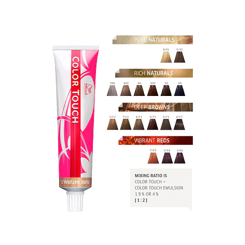 Tinte Semipermanente sin Amoniaco WELLA Color Touch 60ml