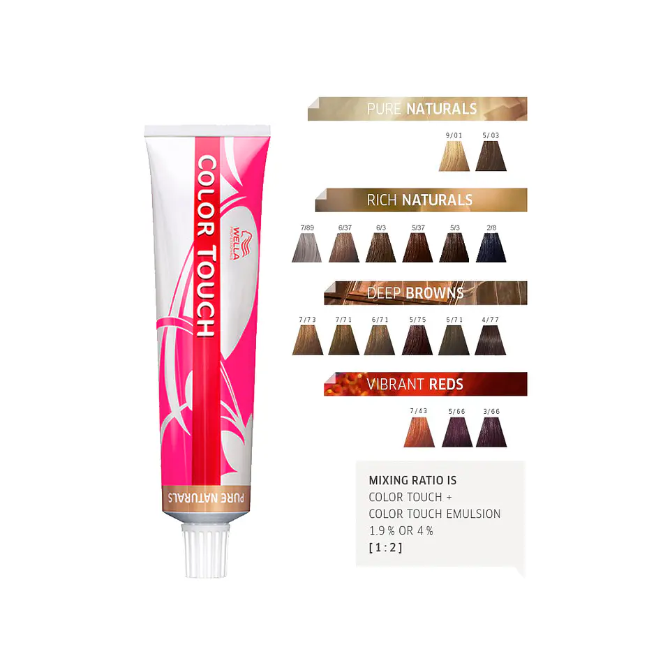 Tinte Semipermanente sin Amoniaco WELLA Color Touch 60ml 2