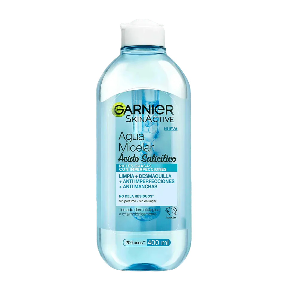 Agua Micelar Anti Iperfecciones GARNIER Skin Active 400ml 1