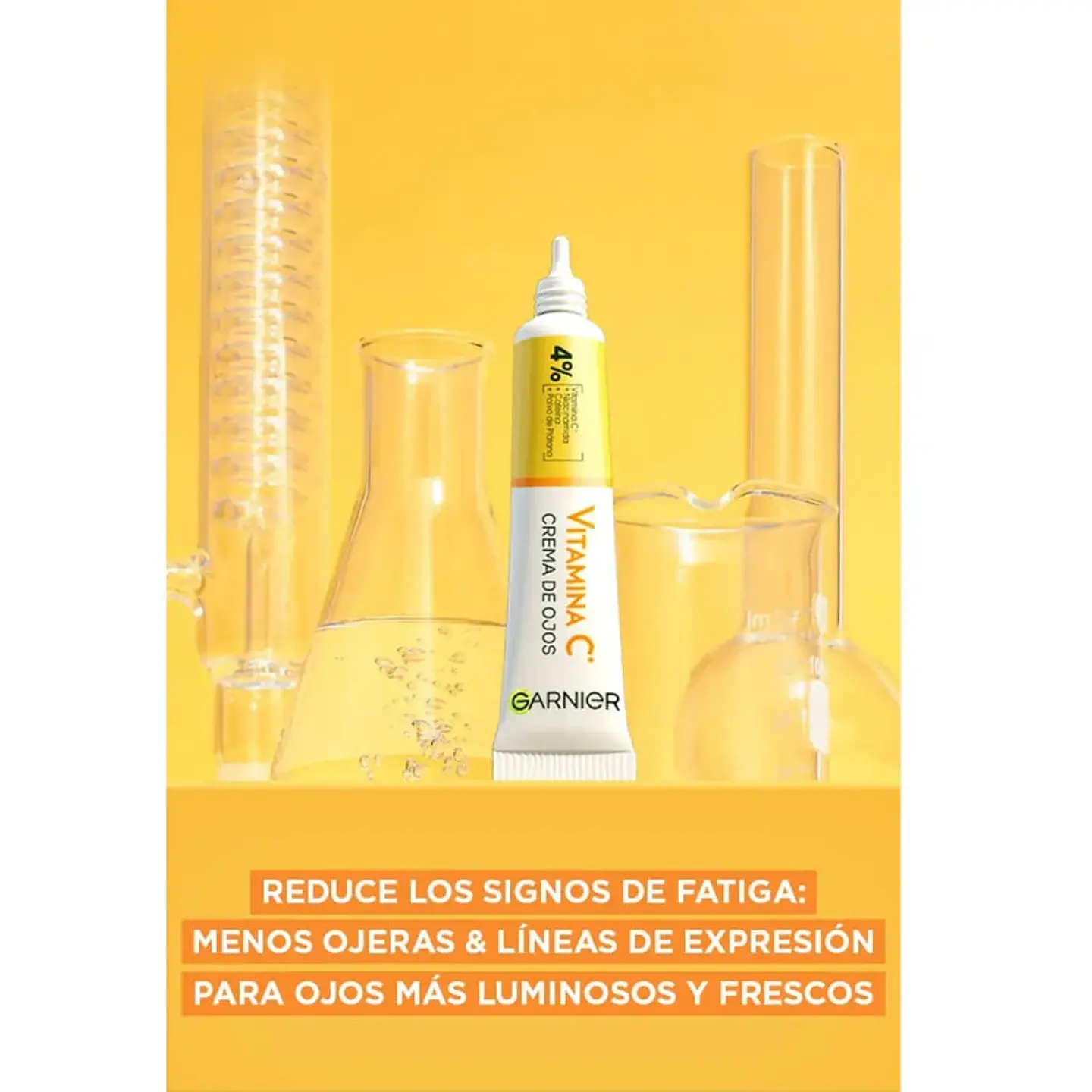 Crema de Ojos Anti-Ojeras Vitamina C GARNIER Express Aclara 15ml 3