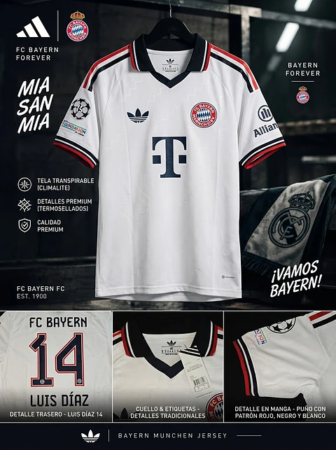 Segunda Equipacion FC Bayern Munchen Ev 26/27