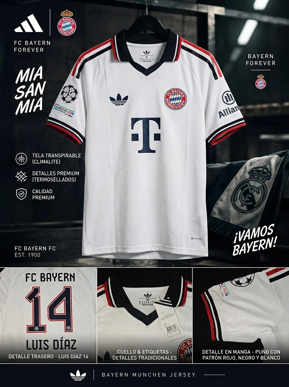 Segunda Equipacion FC Bayern Munchen Ev 26/27 1