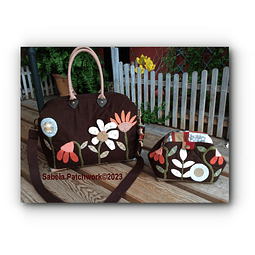 Bolso + Neceser "Picking flowers" 