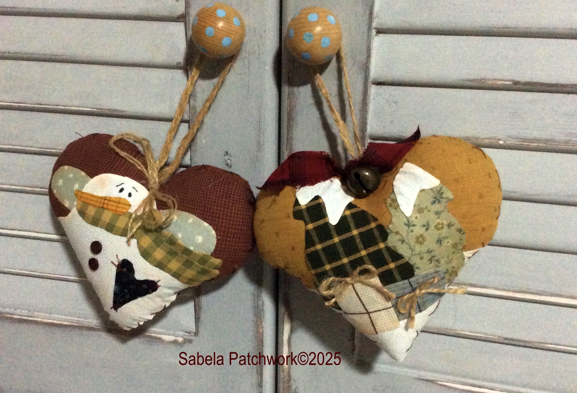 Corazones de Navidad 