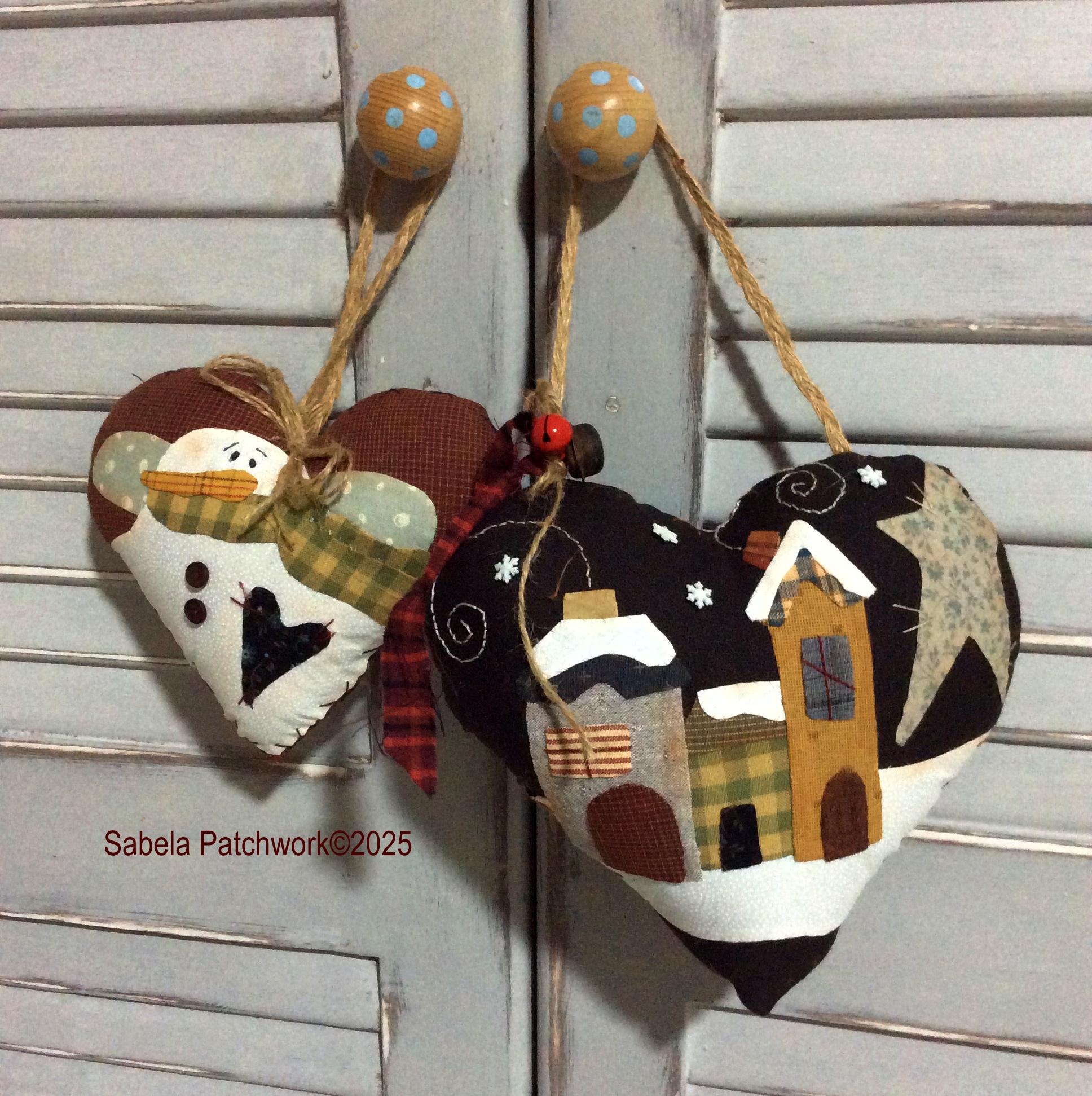 Corazones de Navidad 