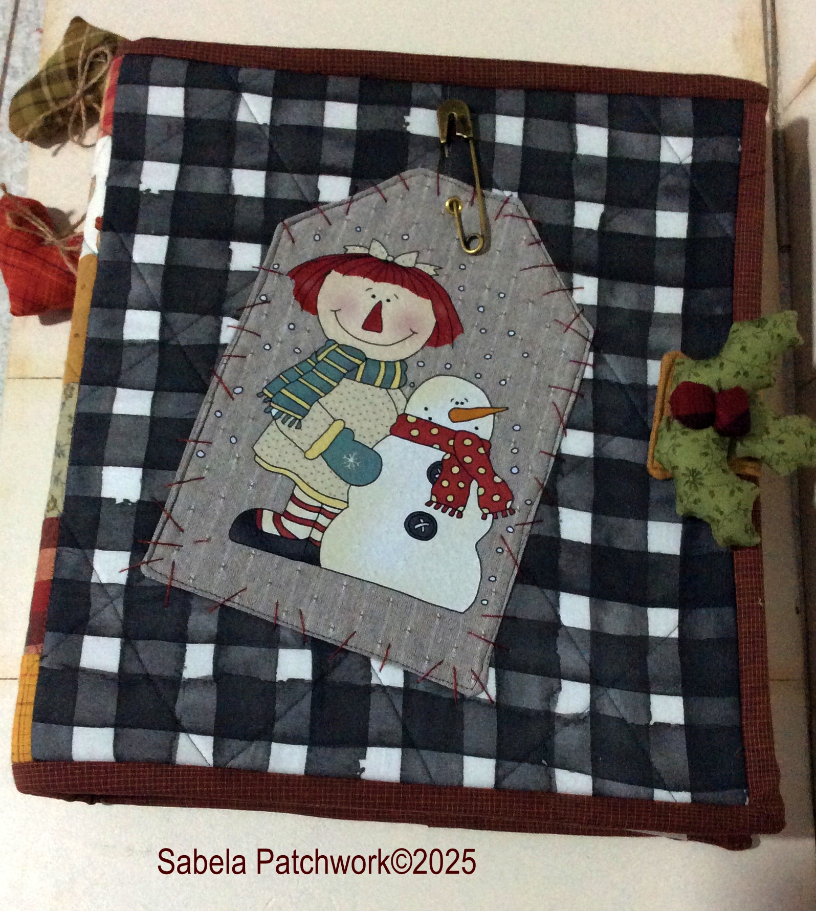 TUTORIAL FUNDA ARCHIVADOR NAVIDAD TRANSFER