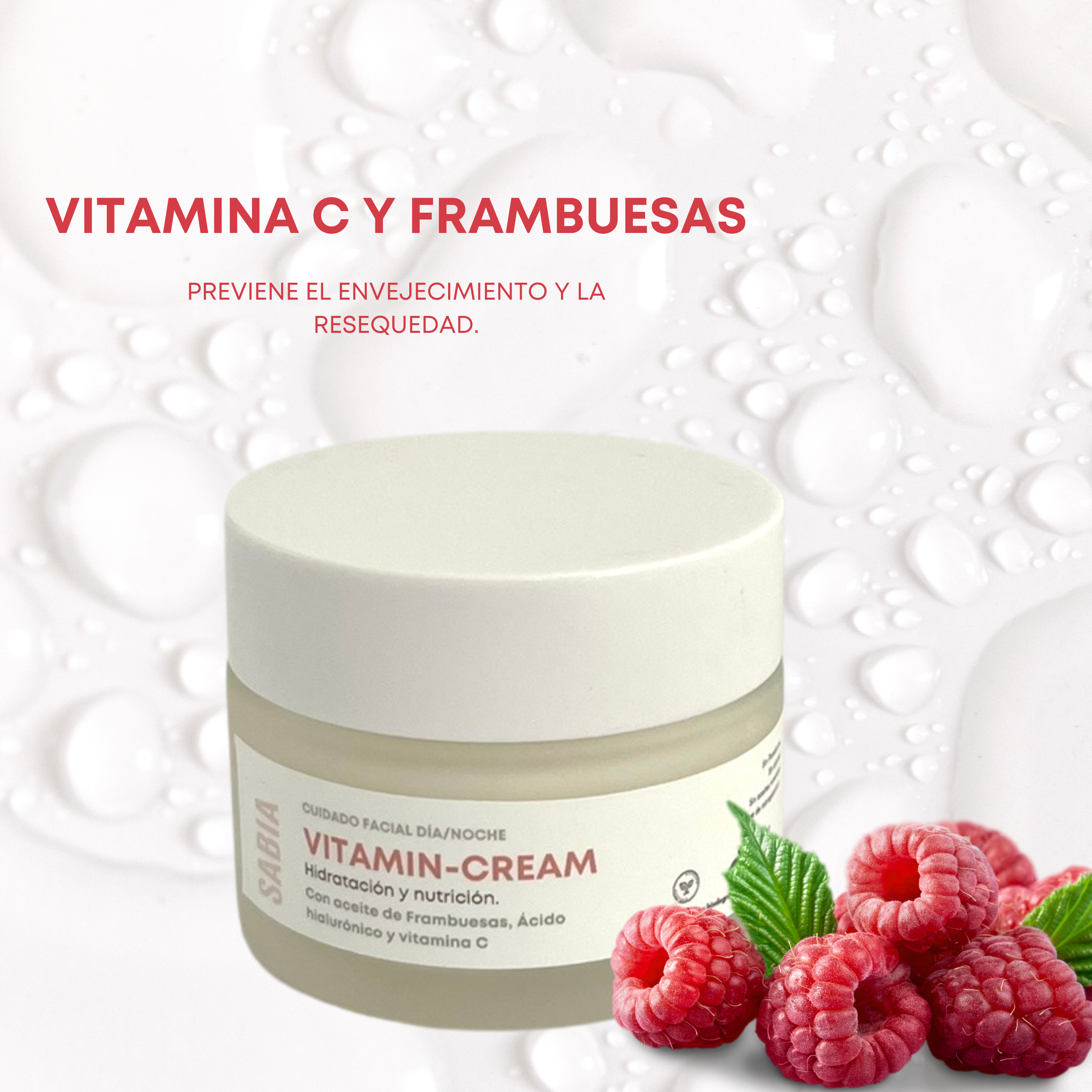 Vitamin-cream ANTIOXIDANTES. Previene el envejecimiento y la resequedad.