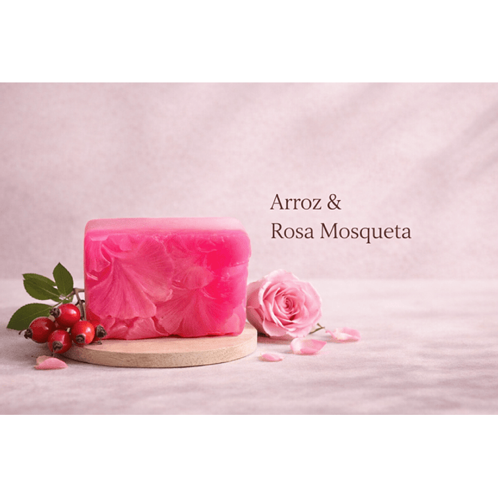 Sabonete Arroz e Rosa Mosqueta 1