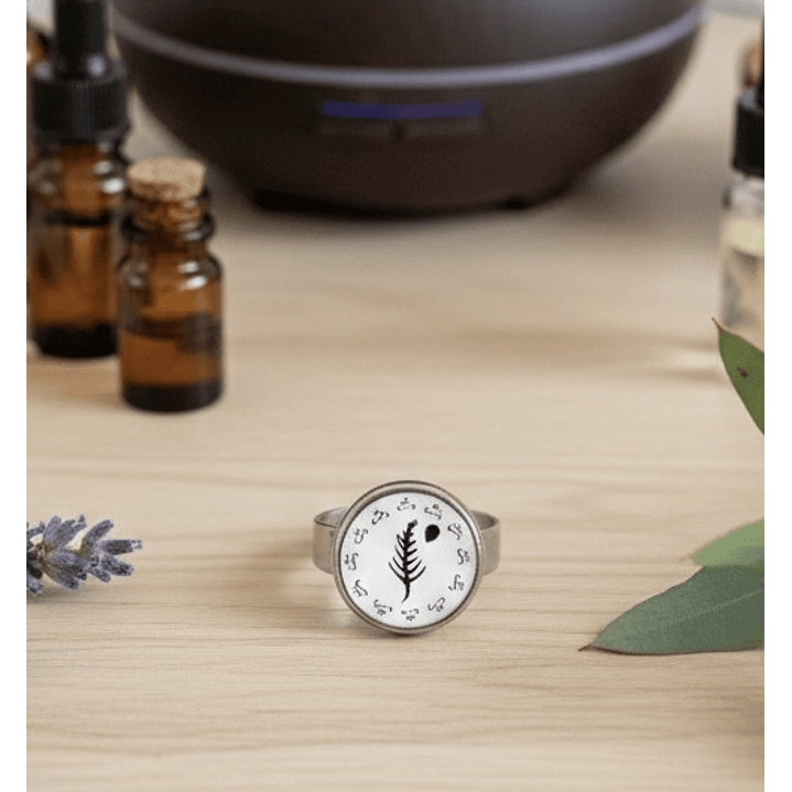 anel regulável de aromoterapia-Pena 1