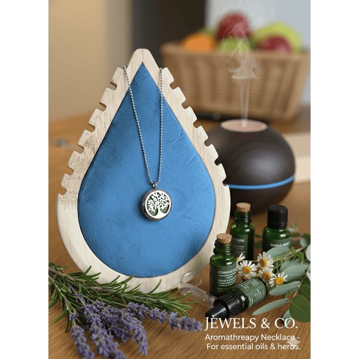 Colar de aromoterapia difusor- Àrvore da vida 1