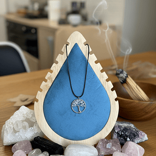 Colar Árvore da Vida - Quartzo Cristal