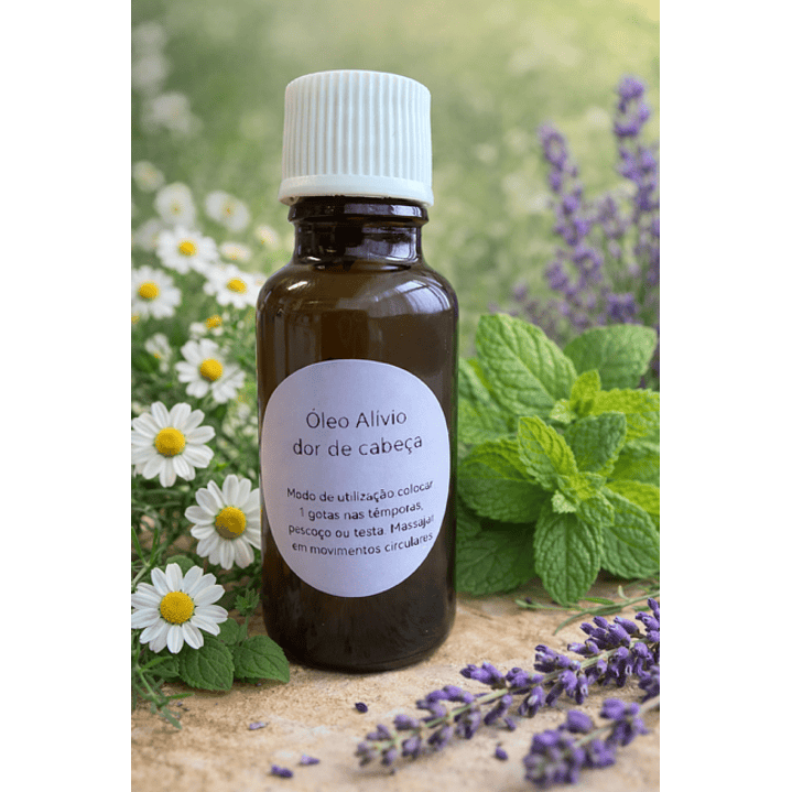 Óleo essencial Alivio dor cabeça 1