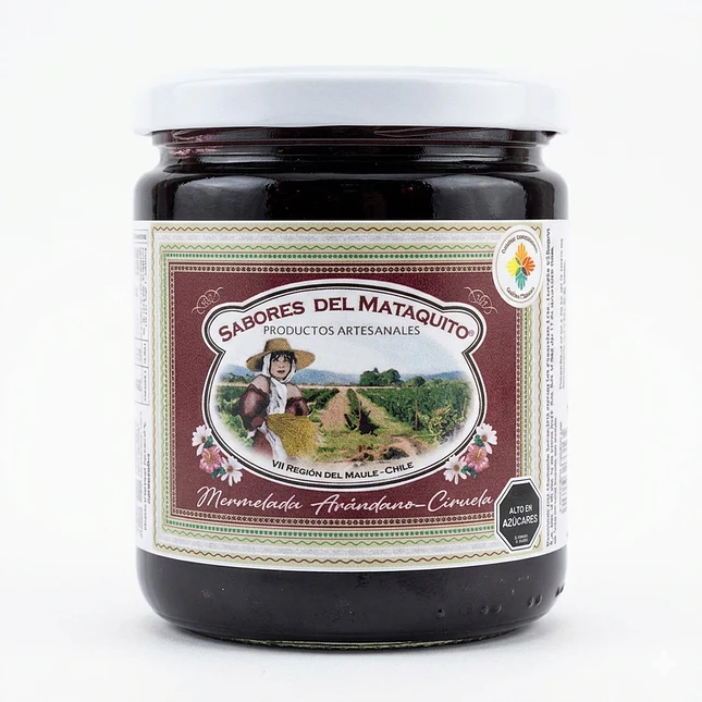 Mermelada de Arándano y Ciruela 500 grs