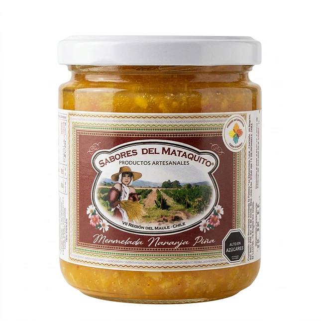 Mermelada de Naranja y Piña 500 grs
