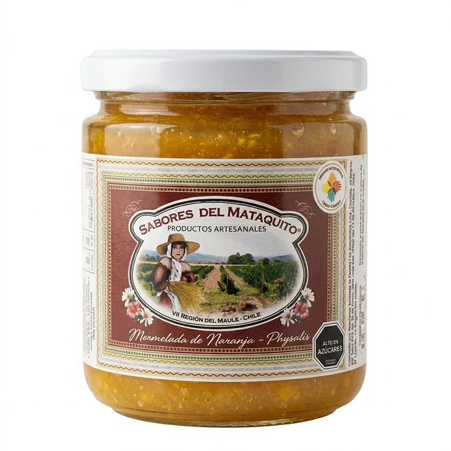 Mermelada de Naranja y Physalis 500 grs